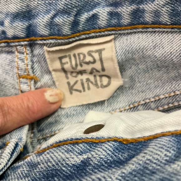 Furst Of A Kind Lace Up High Waisted Shorts Sz 25 NWOT - Picture 6 of 6